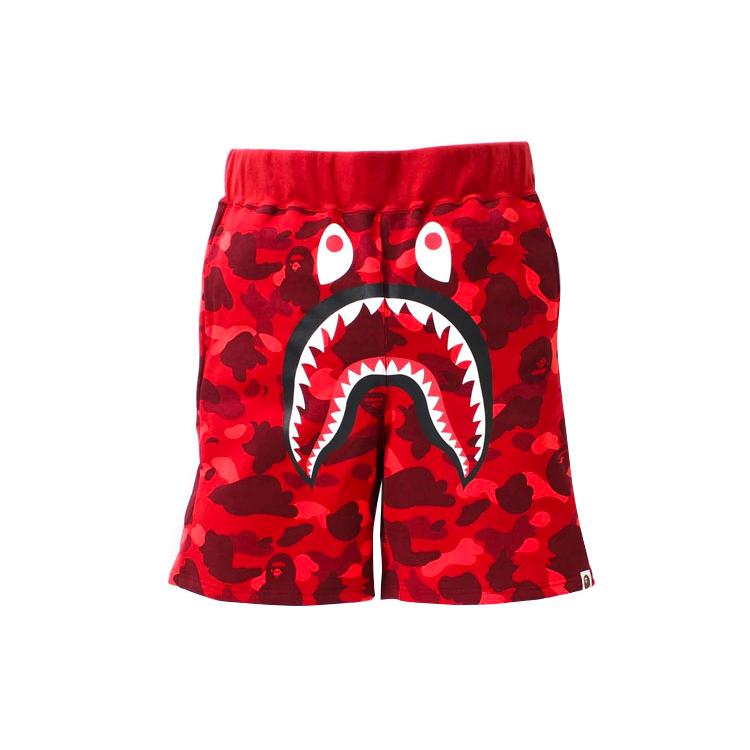 Bape Color Camo Shark Sweat Shorts 1H20-153-006