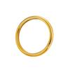 Electroplated Ccb Smooth Plain Ring Bracelet Retro Simple High-End Bracelet Wind Cold Jewelry