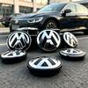 WW Volkswagen Car Wheel Center Hub Caps Cover 3D 4pcs 55mm 56mm 65mm 70mm for 4 5 6 C10 7 Passat B5 B6 B7 Polo Touran CC accessories