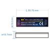 RF 14-Key Mini Monochromatic PWM Stepless Dimming Remote - FCC Certified