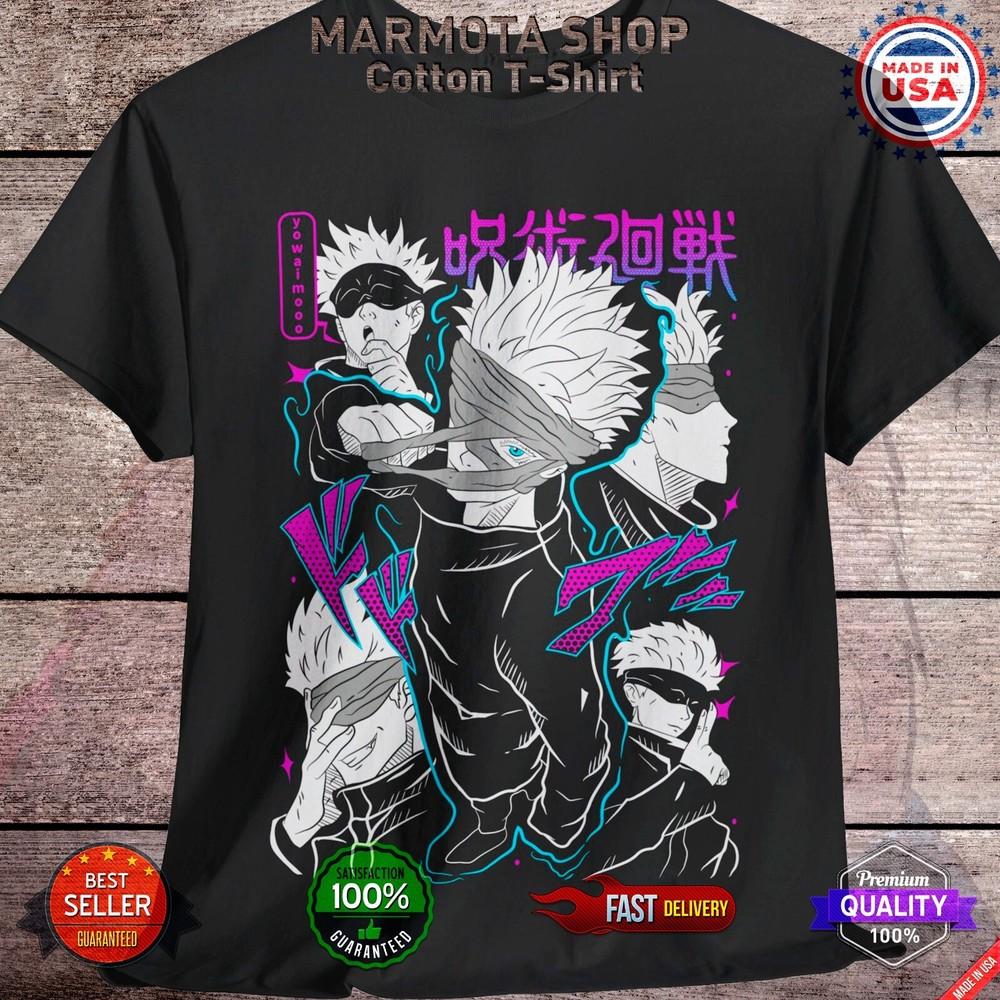

Gojo Satoru Jujutsu Kaisen T-Shirt Sukuna Anime Soft Tee Shirt JJK All Sizes XL