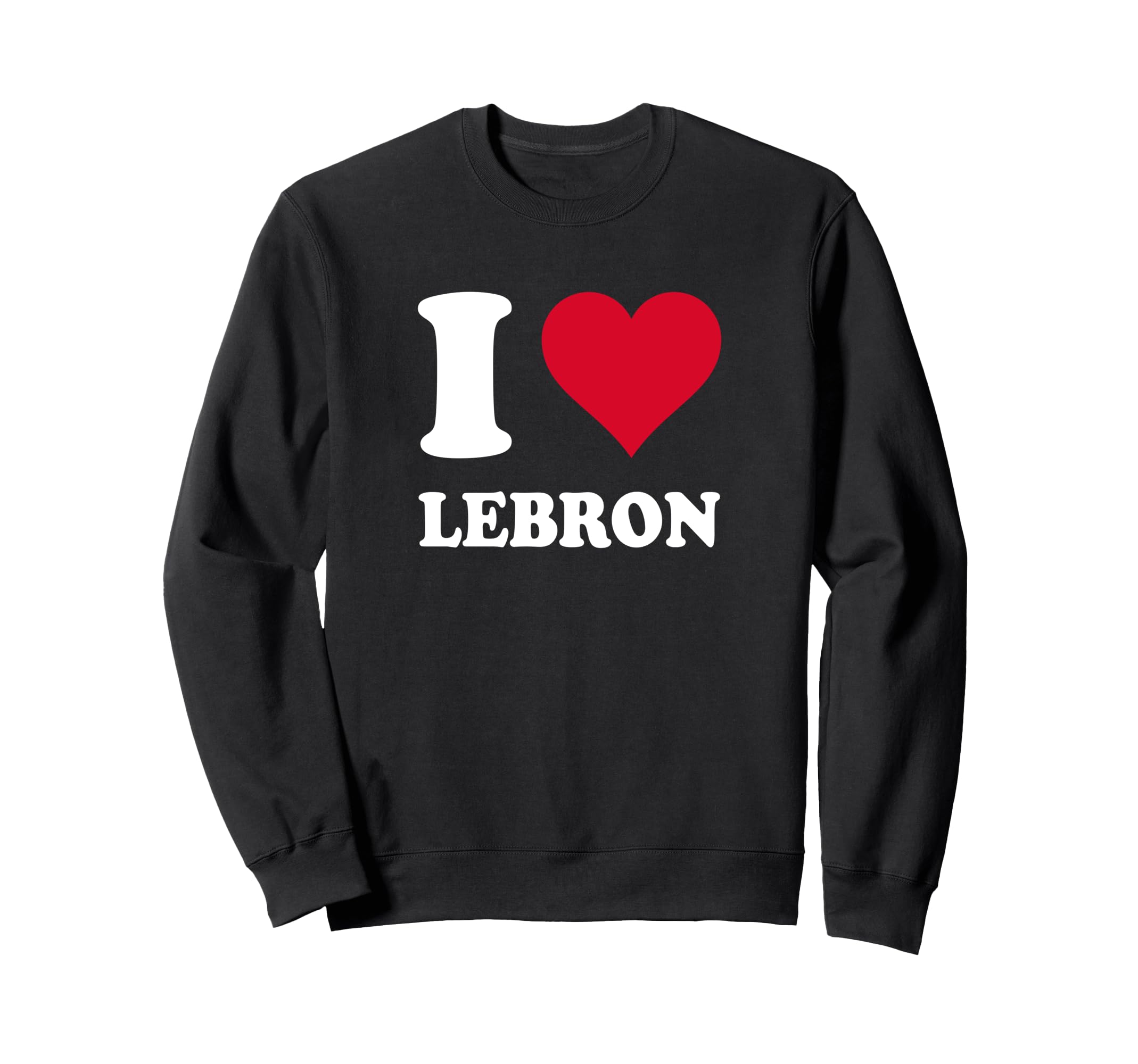 

Red Heart I Love Lebron sweatshirt