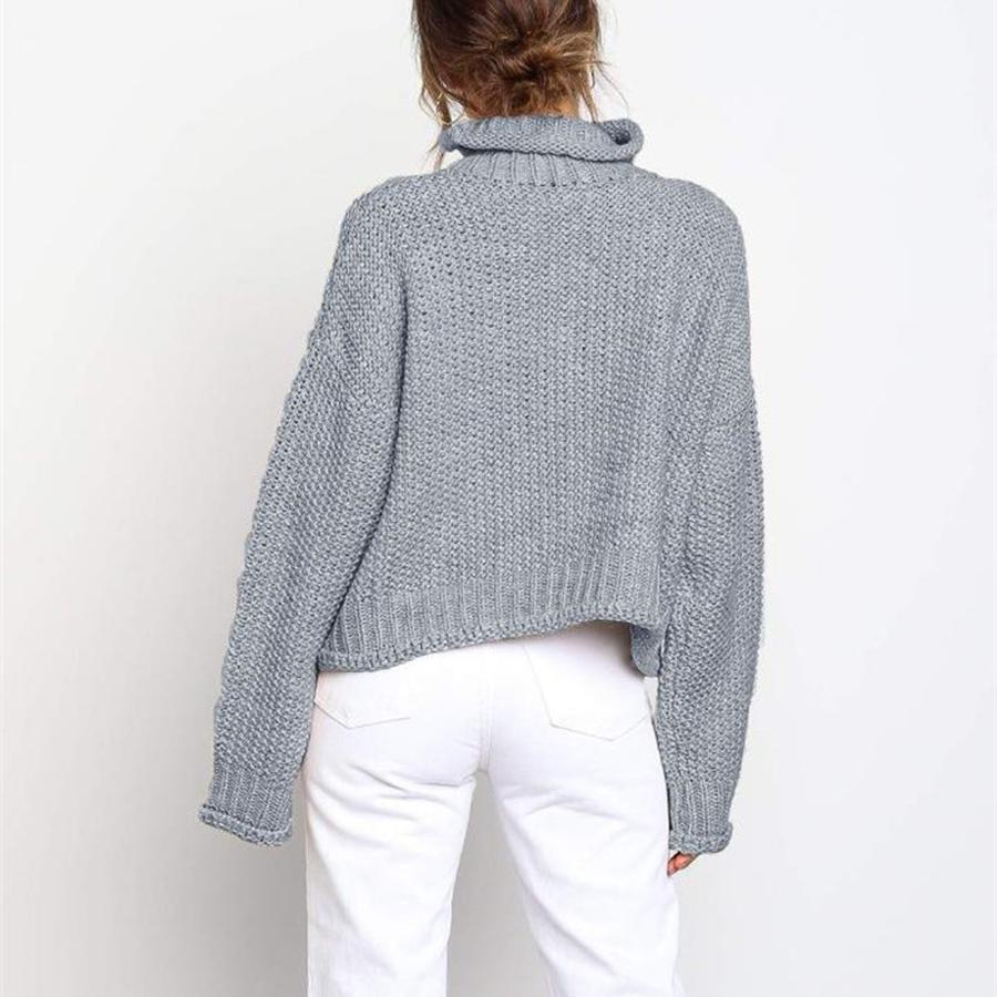 Pull tricoté pour femme, pull-over, tricot, femme, pull-over, confortable, hiver, automne, surdimensionné, décontracté