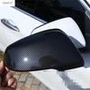 Rearview Mirror Cap Shell Protection Decoration Cover Trim Carbon Fiber Accessories For BMW X1 F48 2016 2017 2018