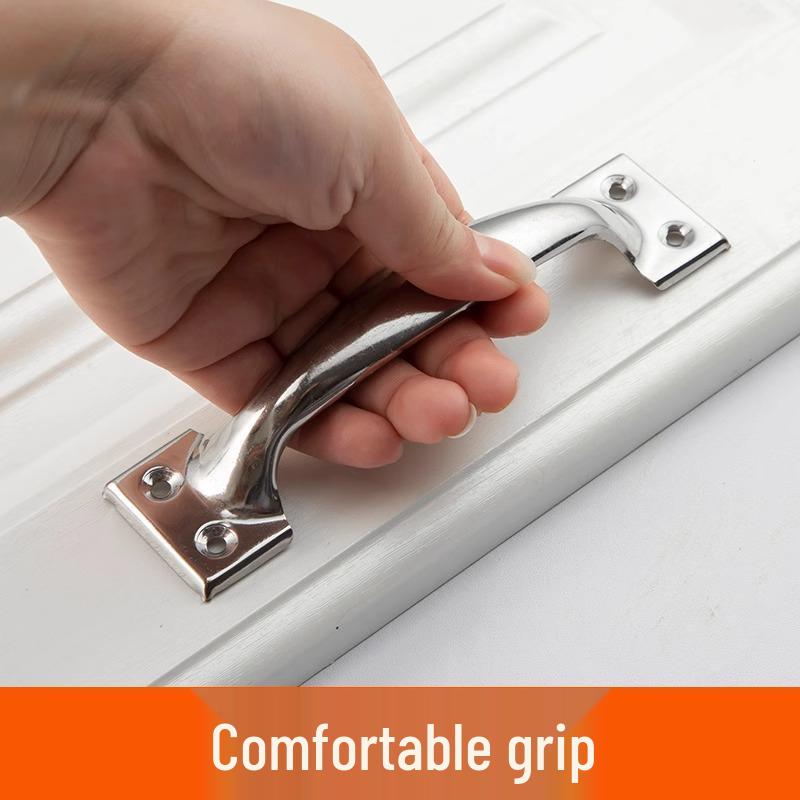 Classic Wooden and Stainless Steel Door and Drawer Handle