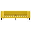 Daybed Yellow 80x200 Cm Velvet
