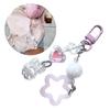 Stylish Key Holder Acrylic Keychain Pendant Lovely Keyrings Durable Key Holder