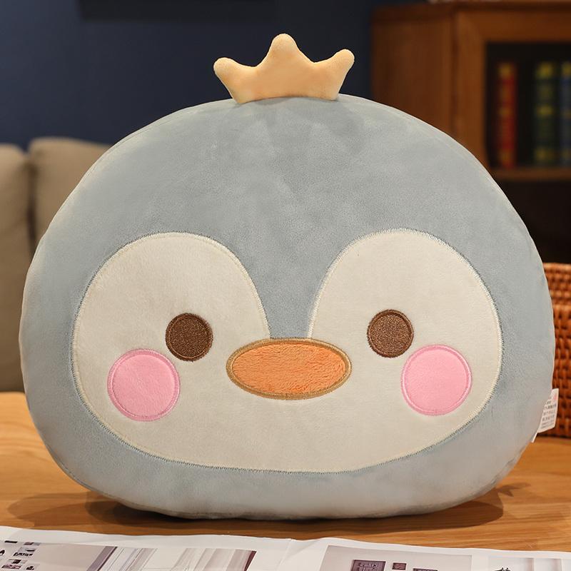30cm Cartoon Tier Plüsch Kleines Kissen Hände Warm Halter Daunenbaumwolle Weich Katze Pinguin Dinosaurier Ente Bär Plüschtier Peluche Geschenk