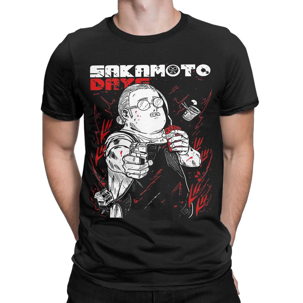 Sakamotos Days Taro T Shirt Unisex Unisex 100 Cotton Casual TShirt O Neck Anime Tee Shirt Short Sleeve Clothes Birthday Gift