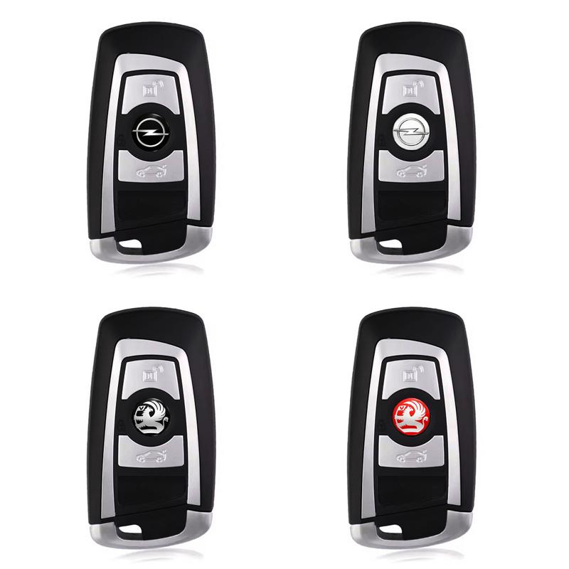 14mm New model car remote key badge, car logo key sticker For Vauxhall Opel Corsa VXR Astra H J Sinicia Safira Car Accessories