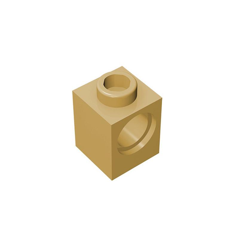 

10Pcs 6541 1x1 Perforated Building Block Moc Mechanical Attachments Works With featuring Brick DIY Children Plaything Present 10PCS бежевый