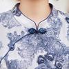 Elegant New Chinese Style Mother's A-Line Cheongsam Summer Dress
