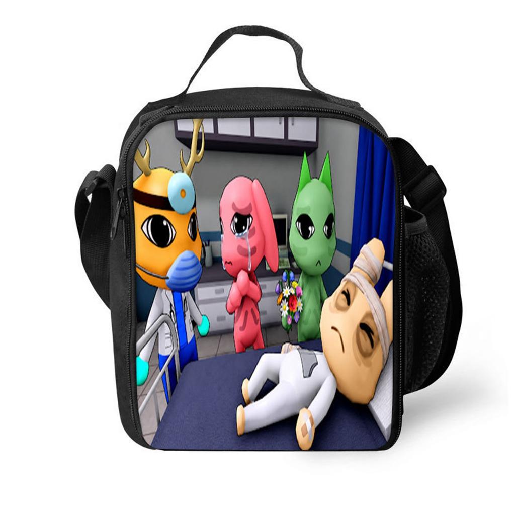 Kids Lunch Bag with Ice Pack for School - Animal Themed Bento Box