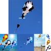 Colorful 3d Soft Cartoon Whale Shape Frameless Kite For Outdoor Sports Fun