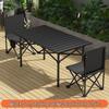 Tragbares Outdoor-Klapptisch- und Stuhlset für Camping, Grillpartys und Terrassen
