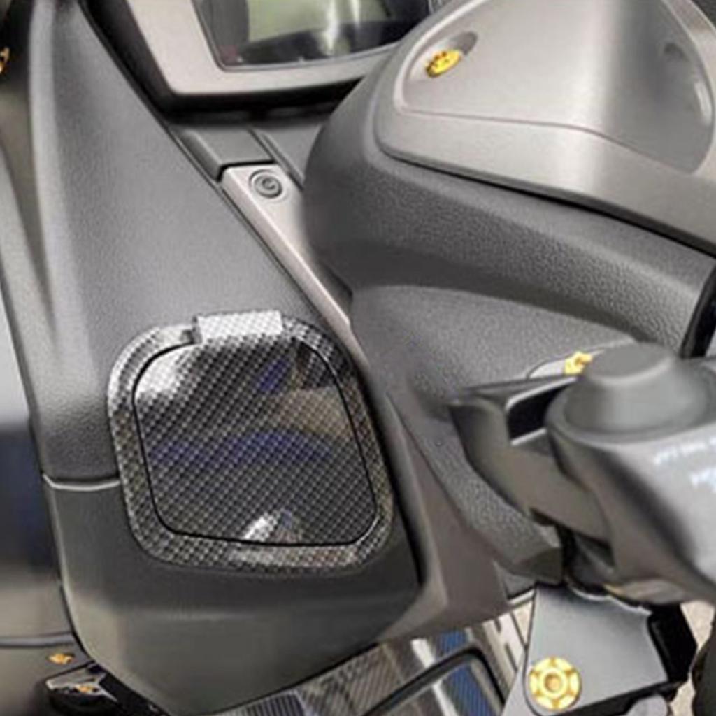 Motorcycle Side Pocket Cover USB Port Charger Compartment Waterproof Cover ForY Amaha N max 155 V2 2020 2025 Accessories