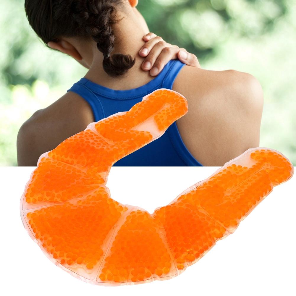 U Shape Shoulder Neck Therapy Gel Bead Ice Hot Nursing Pain Relief Pad Cushion Pack