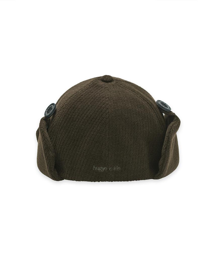 HUG YOUR SKIN Trooper Flap Button Cap (Brown)