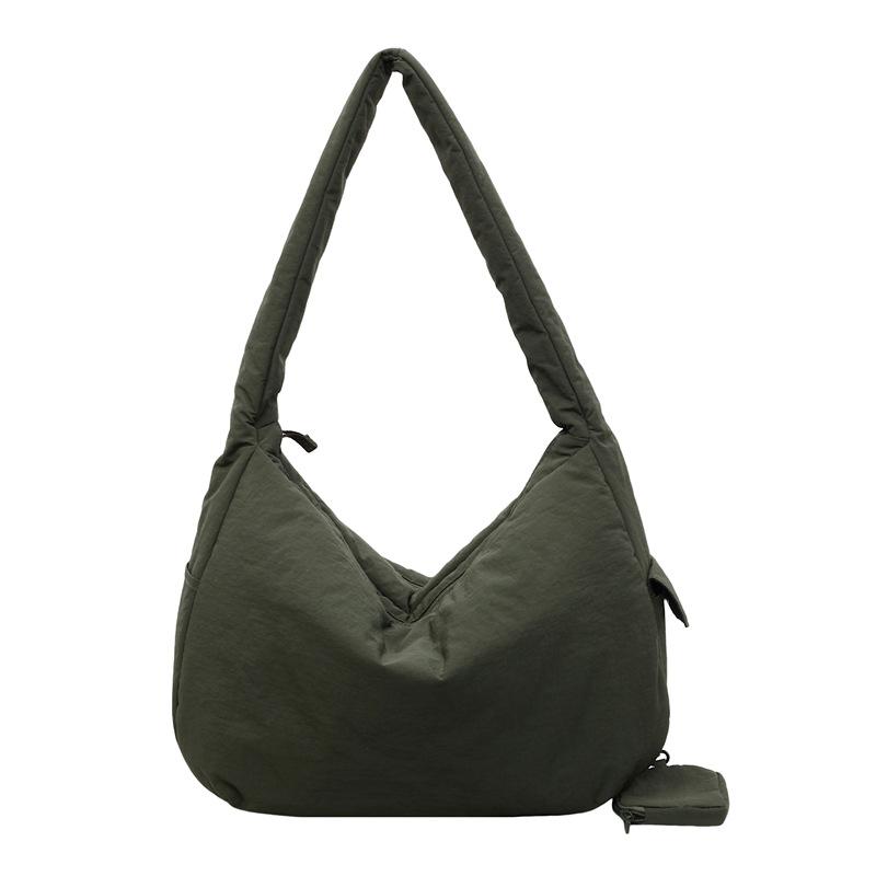 

Вместительная сумка-тоут однотонная сумка через плечо для поездок на работу сумка кросс-боди зелёный