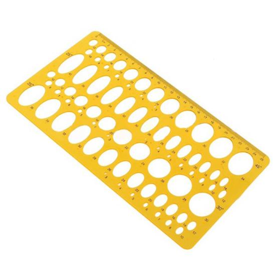 

21 см/25 см эллипс трафарет для рисования механическая линейка овальный круглый шаблон 25 cm