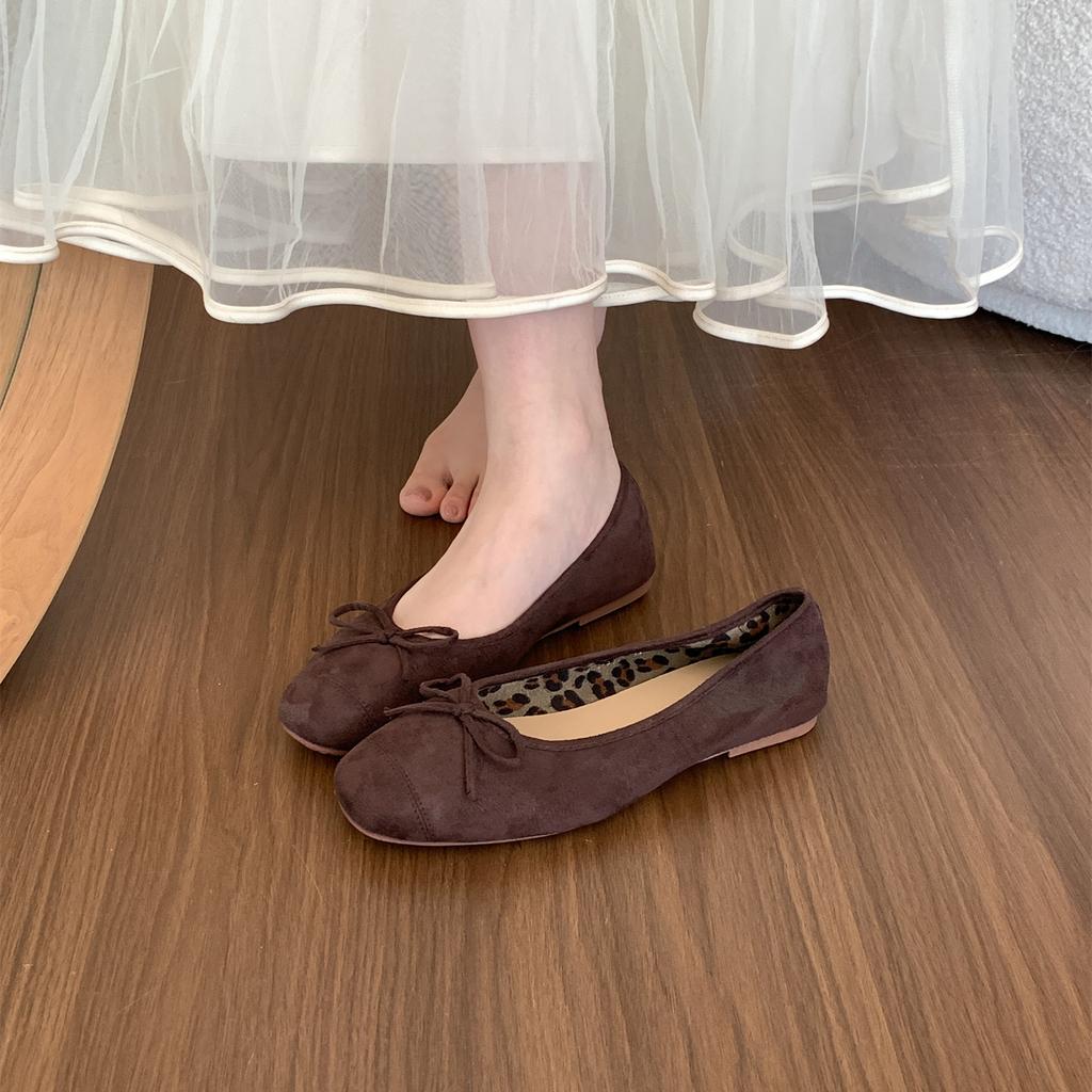 Fashion Bailamos New Women Flat Shoes Fashion Shallow Slip On Ladies Elegant Ballerinas Shoes Soft Flat Heel Round Toe Boat Shoes