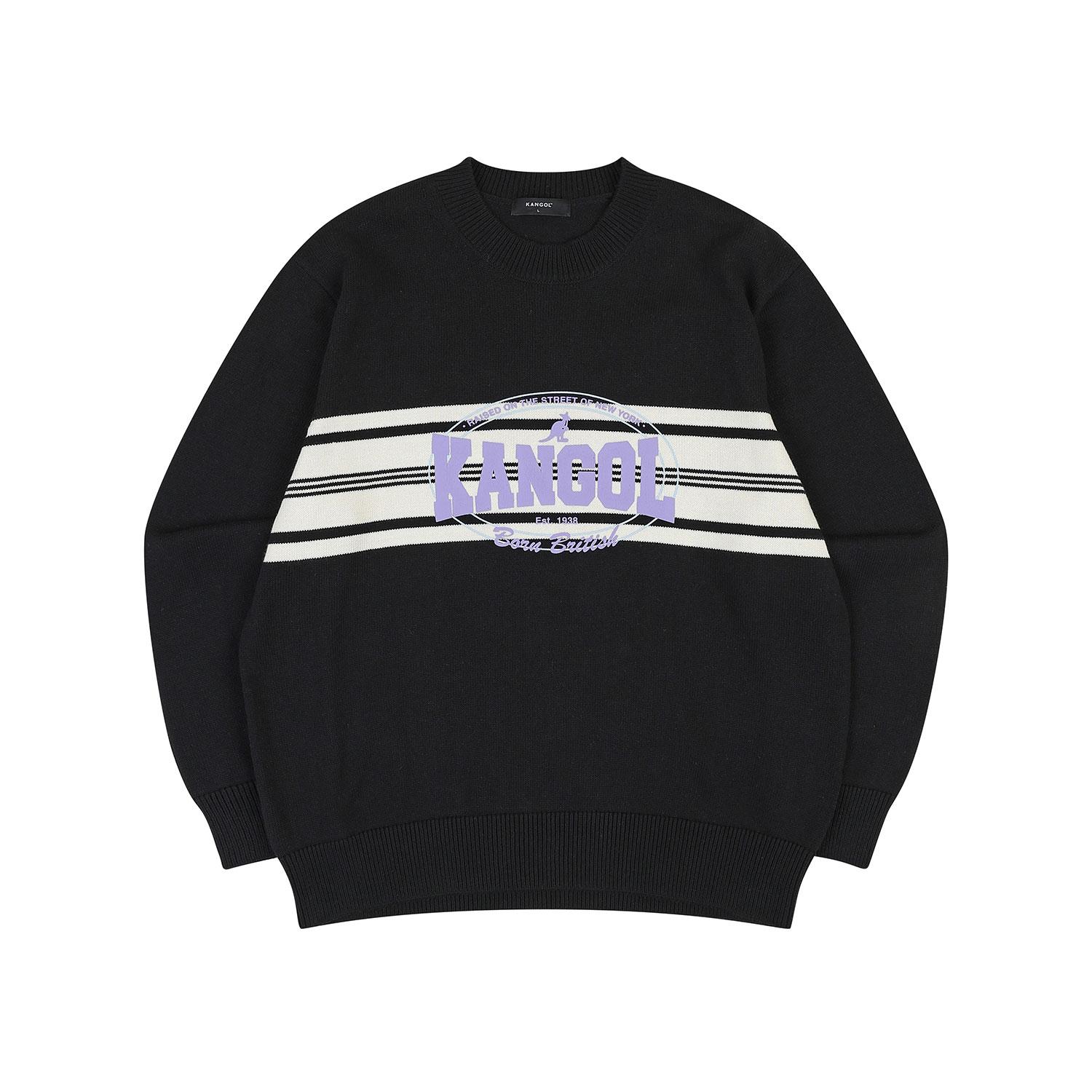Kangol College Varsity Sweater 1887 Black Black/S