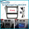 9 Inch Car Frame Fascia Canbus Box Adapter Android Radio Dash Fitting Panel Kit For Volkswagen VW Fox 2014-2018