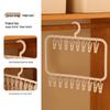 Multi-Functional Sock and Clothing Clip Hanger for Household Storage and Drying
