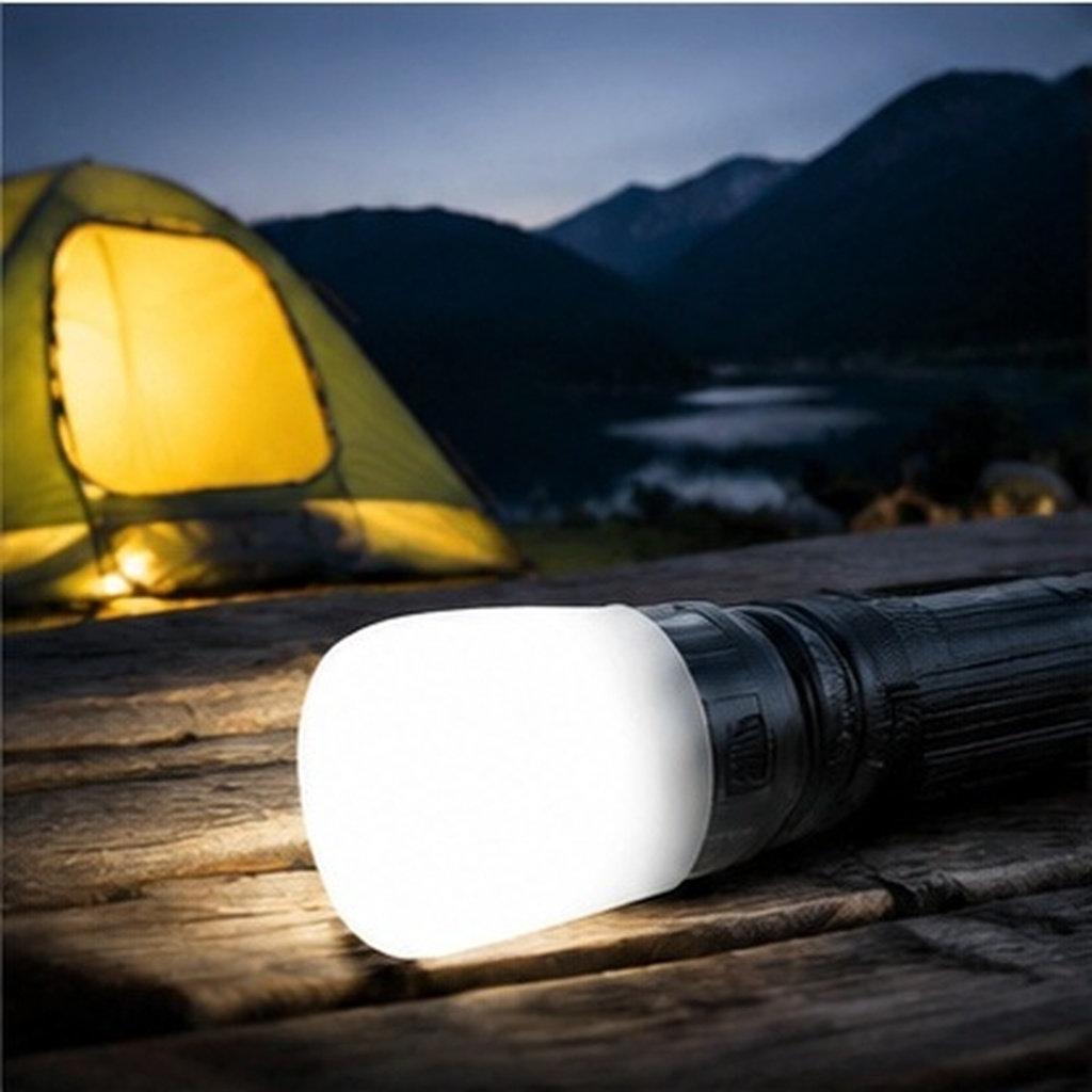 4 Stück Runde Taschenlampen-Diffusorkappe Hohe Lichtdurchlässigkeit Silikon Blendfreier Lichtschutz 39-43 mm für LED-Taschenlampe Campingzelt