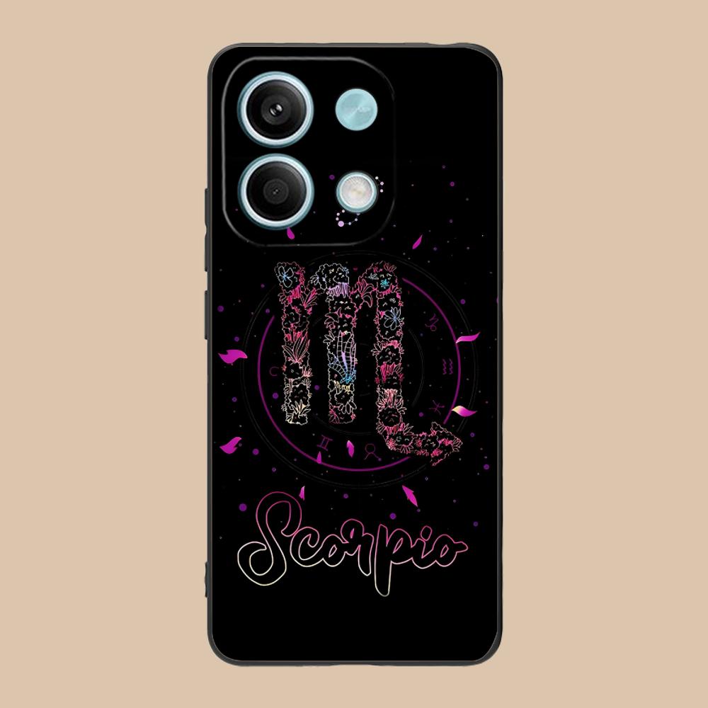

Zodiac Sign Scorpio Phone Case for Xiaomi 15 14 13 12 Mi 11 T Ultra Lite Pro S X 5G Soft TPU Shockproof Cover Xiaomi 11T Pro