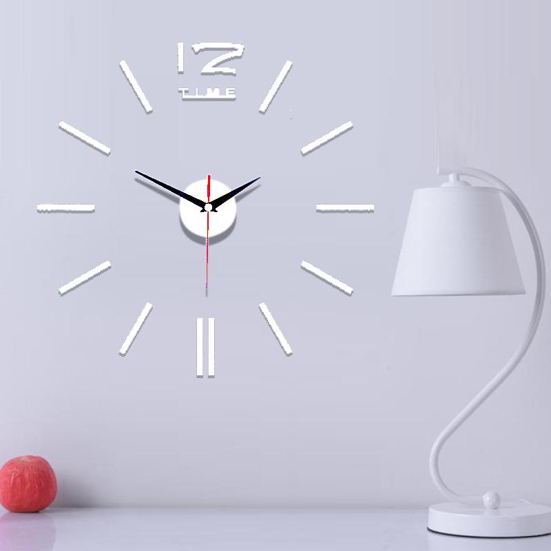 3D Creative Acrylic DIY Wall Clock for Living Room