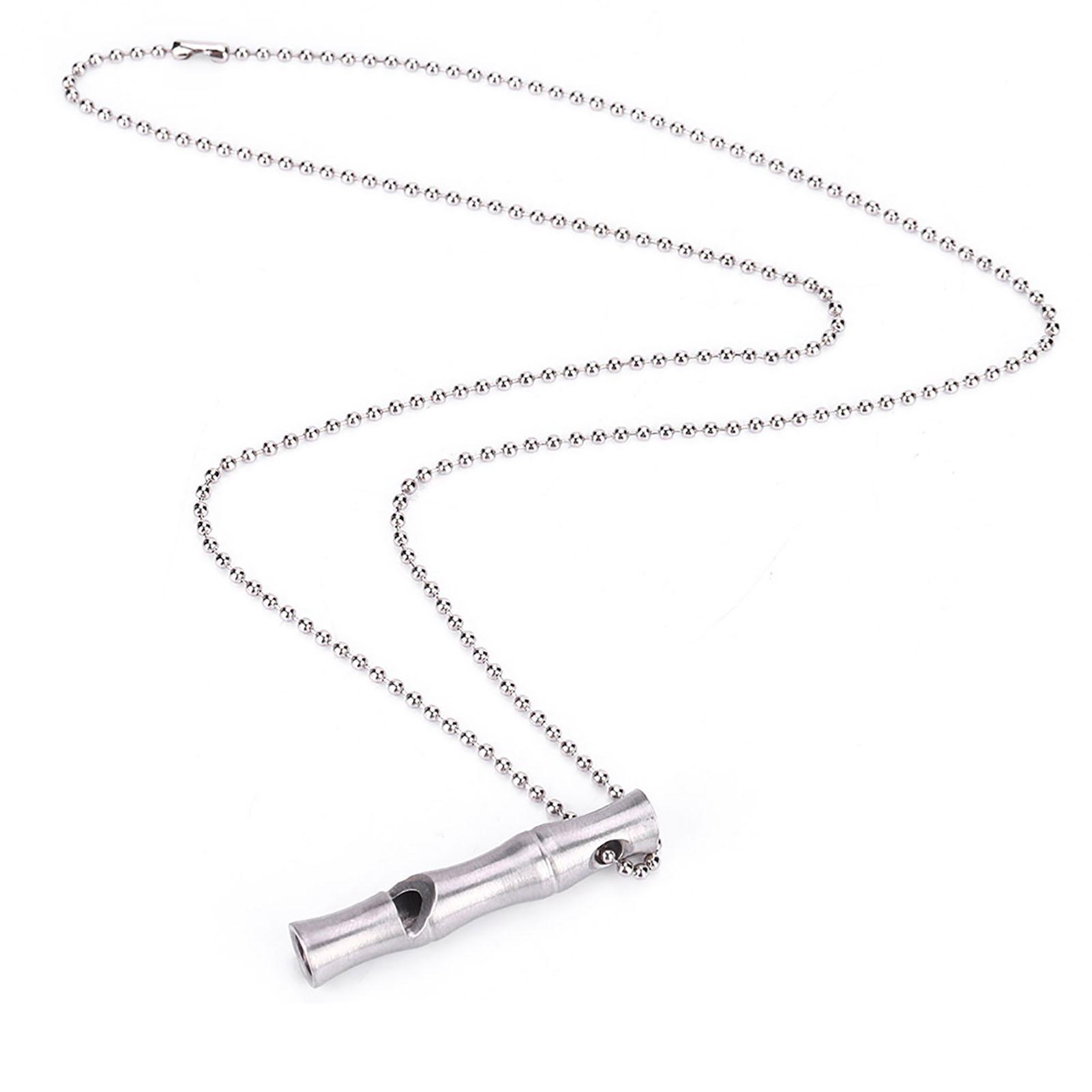 Stainless Steel Whistle Outdoor Camping Survival High Decibel Emergency for Help Emergency Whistle