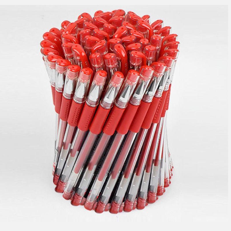 0.5mm Neutral Pens: Office Sign, Black, Red, and Blue Water-Based Ballpoint Pens for Students