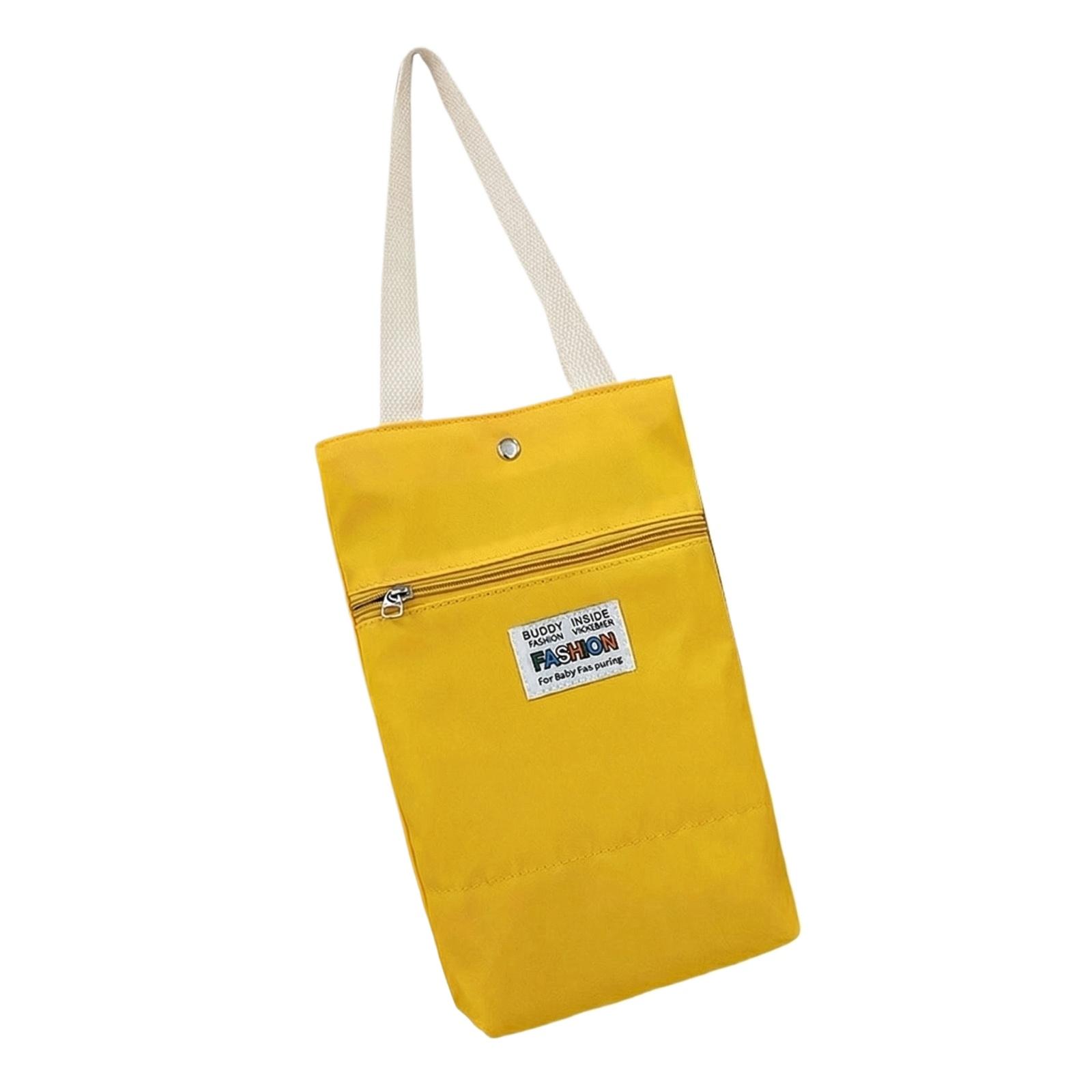 

Waterproof Bottle Carrier Tote Bag with Handle Durable Lightweight Portable Design Suitable for Outdoor and Travel Use One Size жовтий