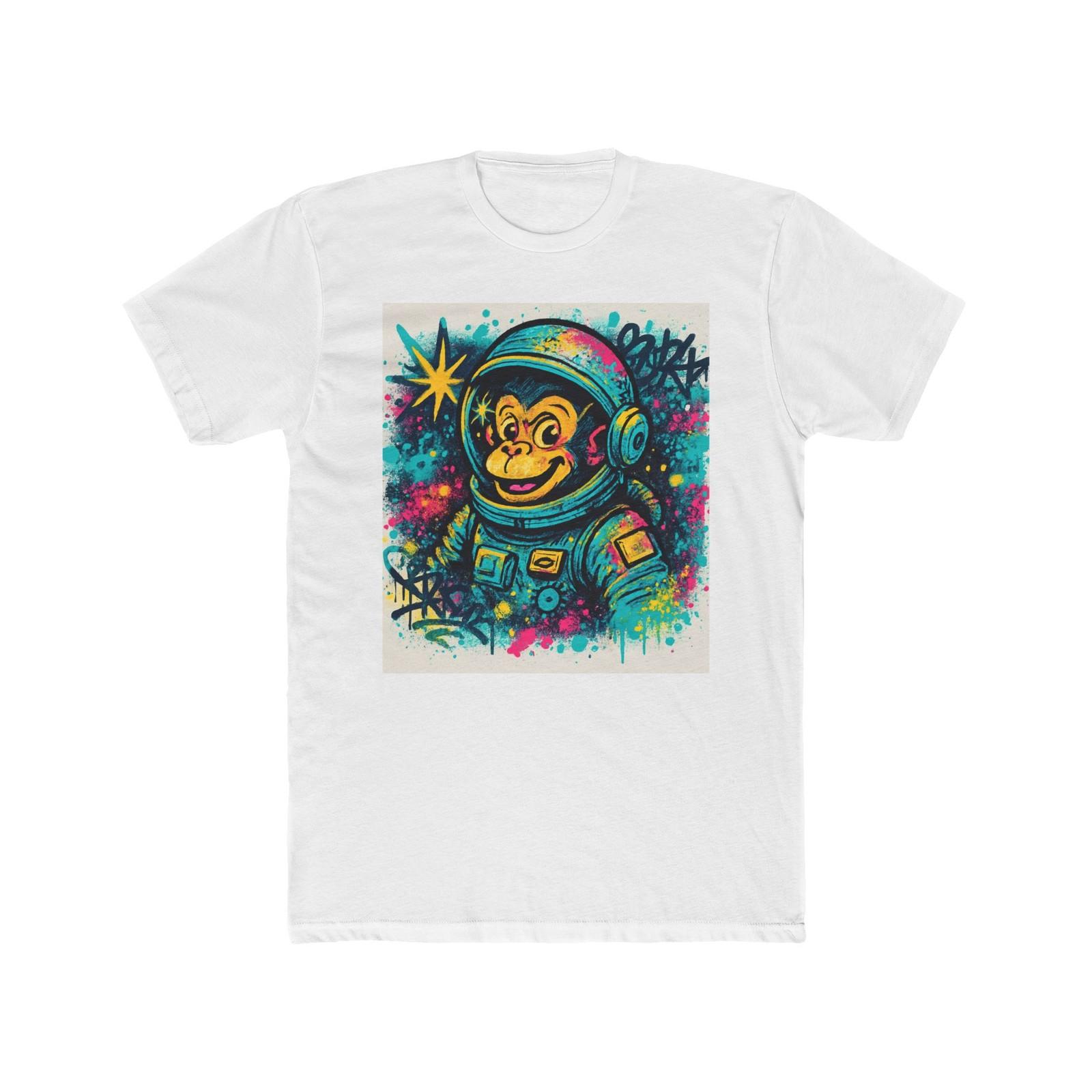 

Colorful Astronaut Monkey Unisex Tee, Fun Graphic Shirt for Space Lovers, [...] 5XL різнокольоровий