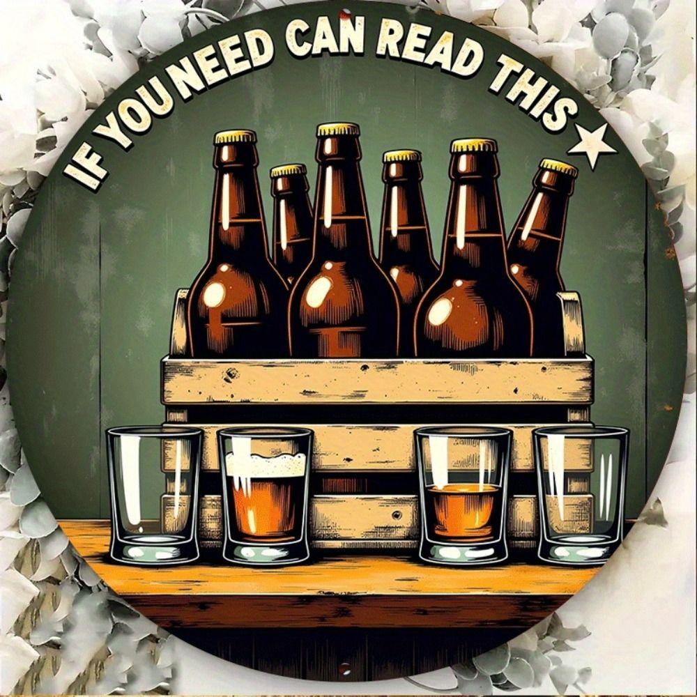 Metal Tin Sign Retro Art 20x20cm Home Wall Decor