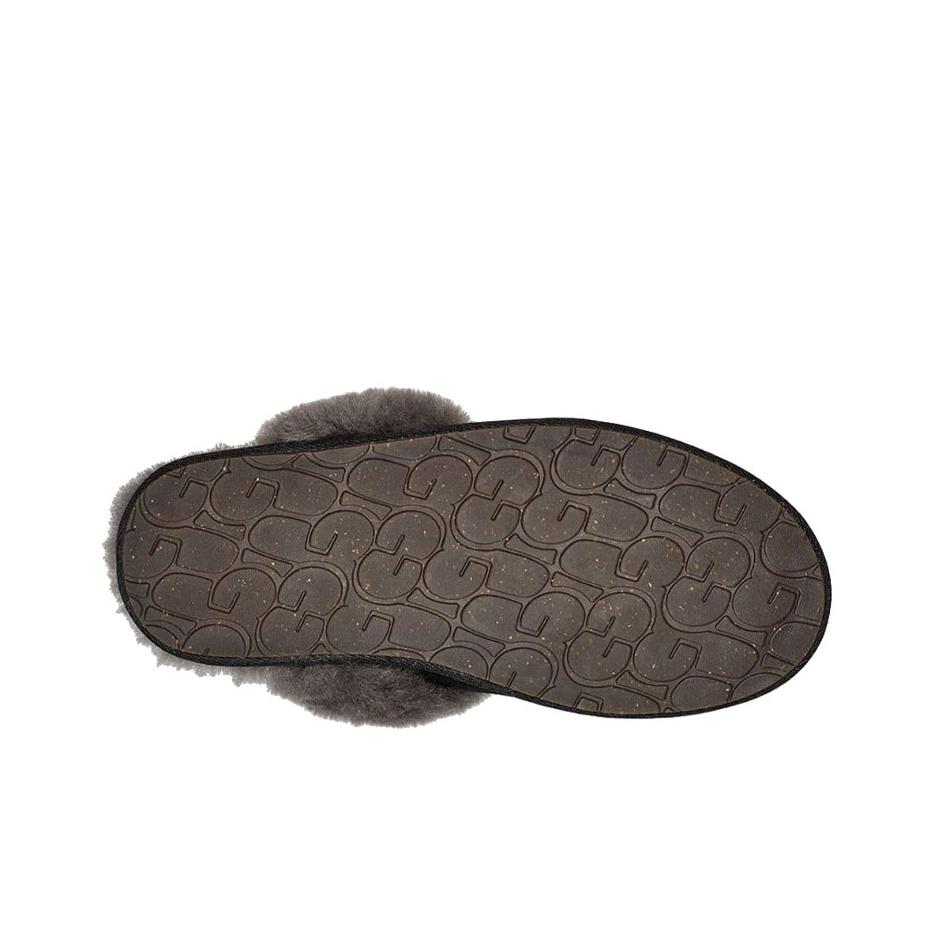 UGG Scuffette II Zwart Grijs Dames Sneakers 1106872-BCGR