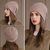 Thick Rabbit Fur Pullover Hat Women's Ear Protection Knitted Hat