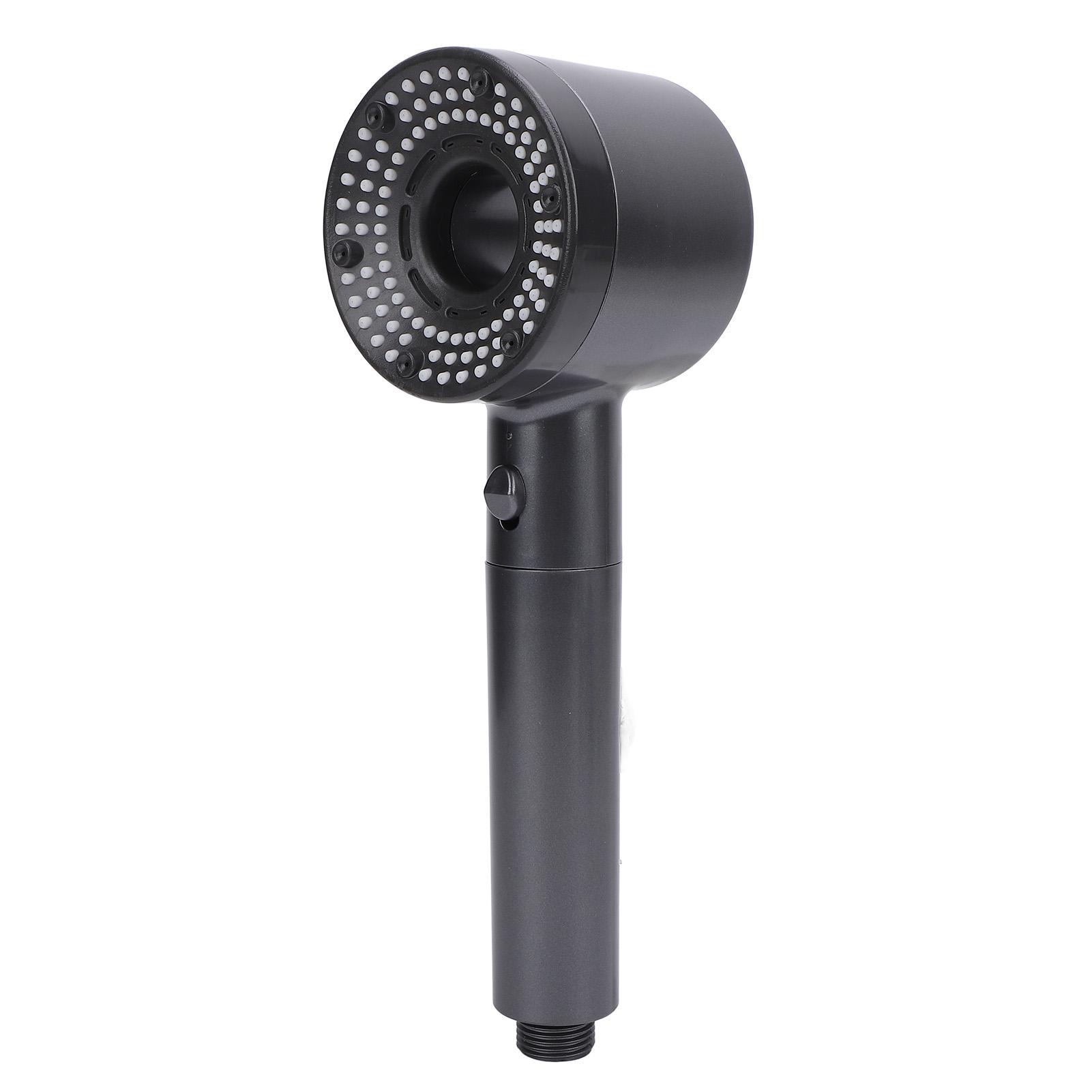 

Фильтрованная душевая головка 5 передач Регулируемый напор Ручная душевая головка для домашнего использования Серый