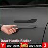 For Model Y Juniper 2025 Door Handle Wrap Cover Protector Sticker 4Pcs Anti-scratch Decorative Stickers Model 3 Highland