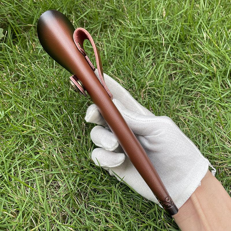 23 CM Fixed Blade Knife Straight Holder Cowhide Scabbard Knife Cover Leather Sheath Case Hunting Knife Holsters Belt Buckle