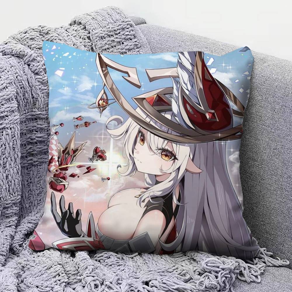

Genshin Impact Alice Pillow Covers Home Sofa Cushion Covers and Aecorative Custom 30x30 cm