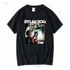 Vintage T-shirt Dylan Dog z 1991 roku Lata 90. Włoskie Komiksy Horrorowe Vintage Wypłukany Modny Top Do Codziennego Noszenia Oddychający