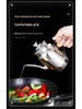 Stainless Steel Oil & Vinegar Pot with Lid for Kitchen & Restaurant Use