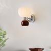 New Nordic Home Decor Wall Lamps Plastic Material Lightings Modern Soft Style Pumpkin Shape Bedroom Lustres