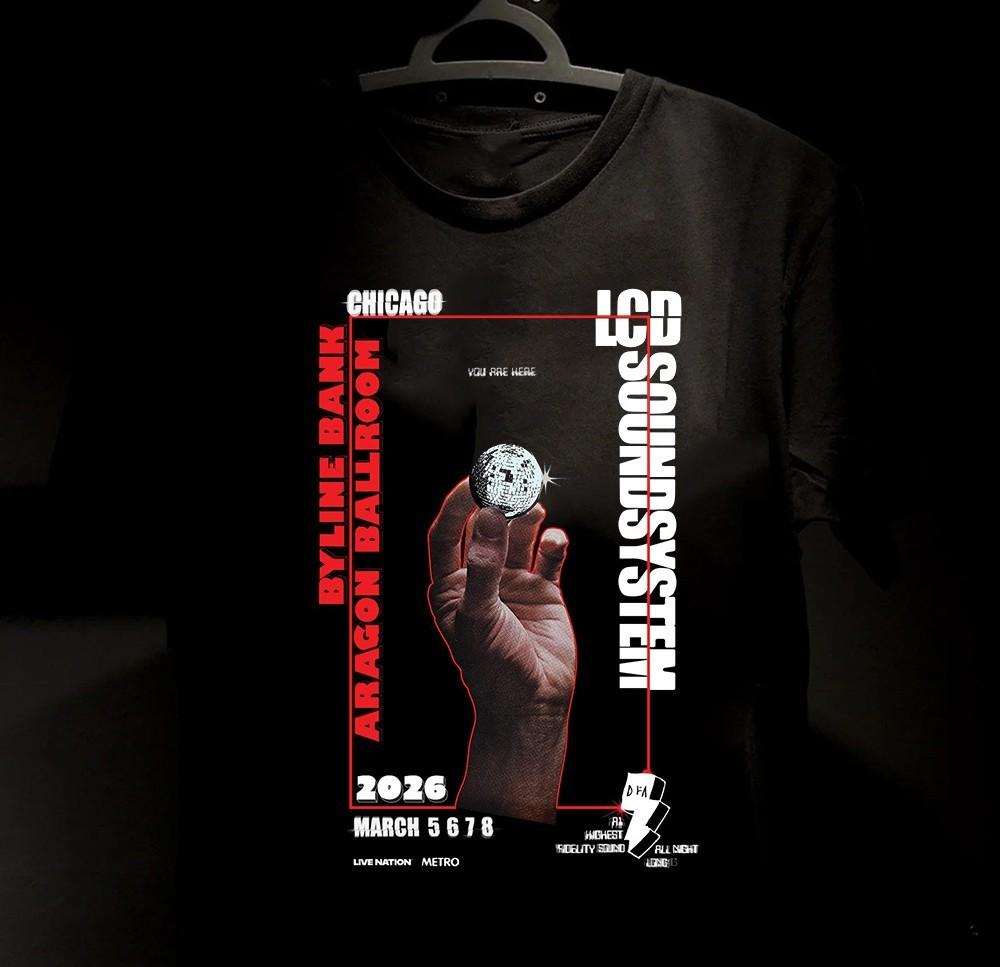 Popular LCD soundsystem Tour 2026 Gift Funny All Size Tee C22.27 Unisex T-Shirt XXXL