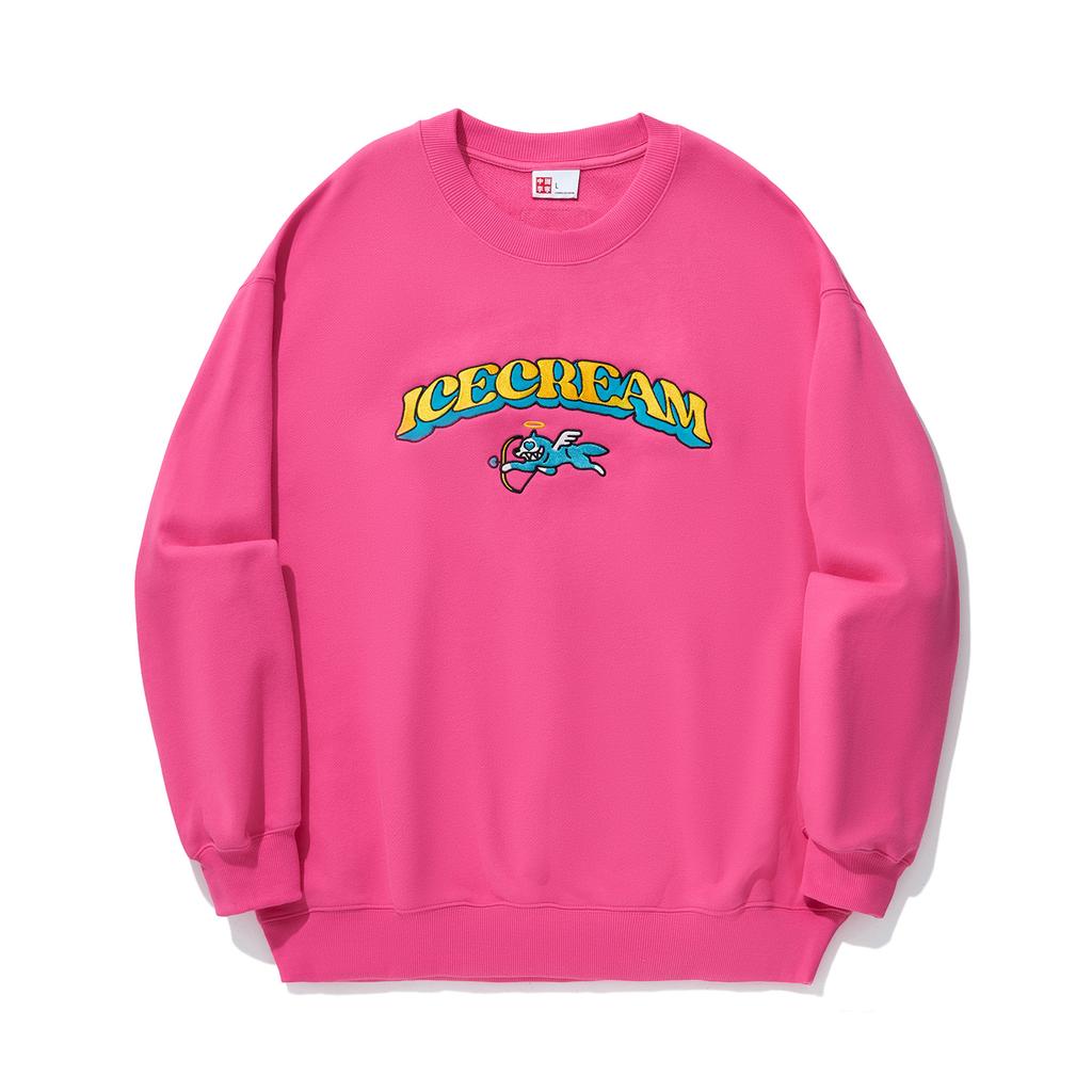 Li Ning x Ice Cream Sweatshirt Unisex Beauty Pink AWDU845-2