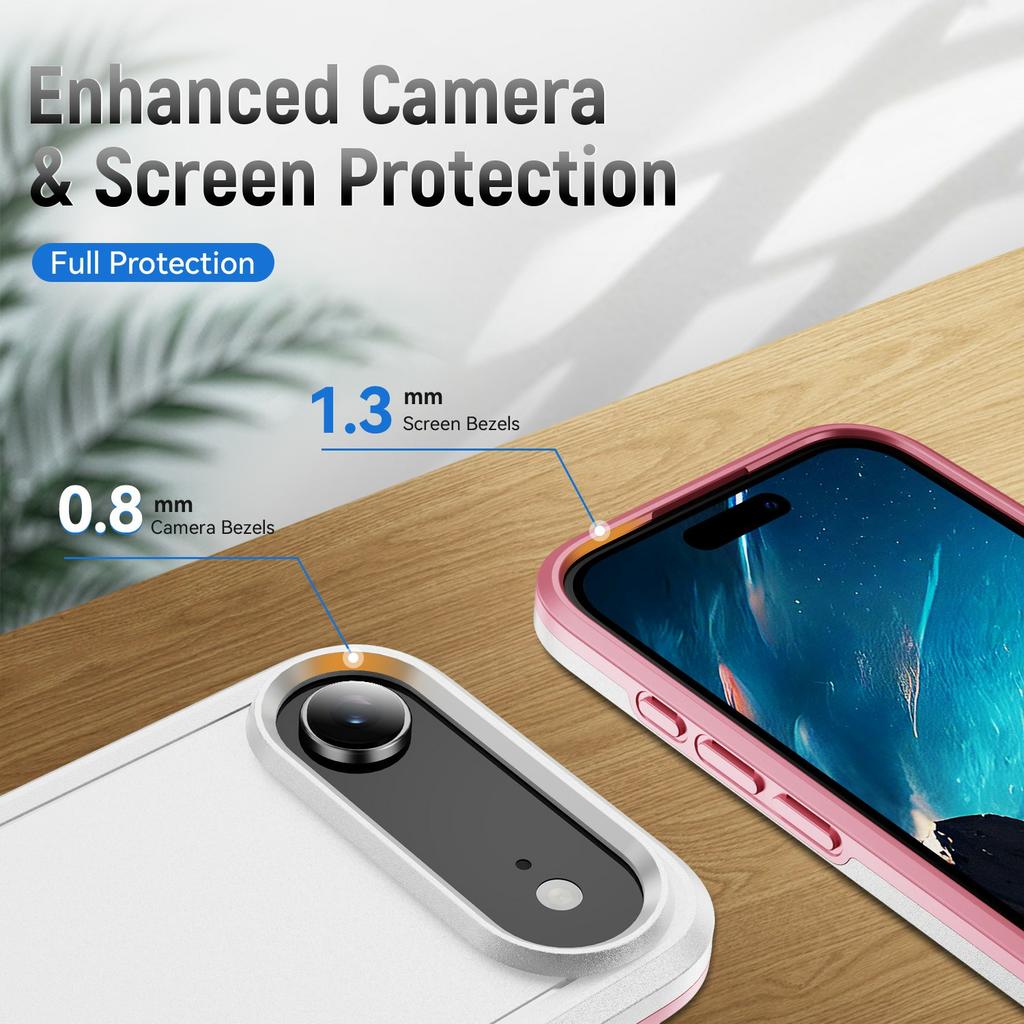 For iPhone Air Case PC+TPU Military Grade Drop Protective Phone Cover