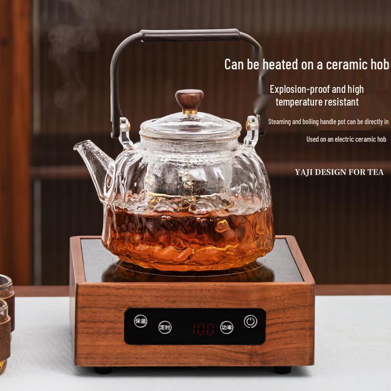 

Yaji Glass Steam & Boil Teapot with Handle