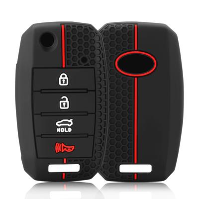 Silikon-Autoschlüsselhüllen für KIA Sid Rio Soul Sportage Ceed Sorento Cerato K2 K3 K4 K5 Fernbedienungshülle Schlüsselanhänger schützen